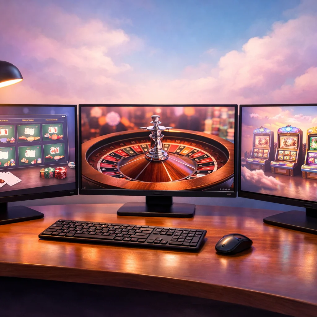 Laptop, tablet en smartphone met het BinoBet casino geopend